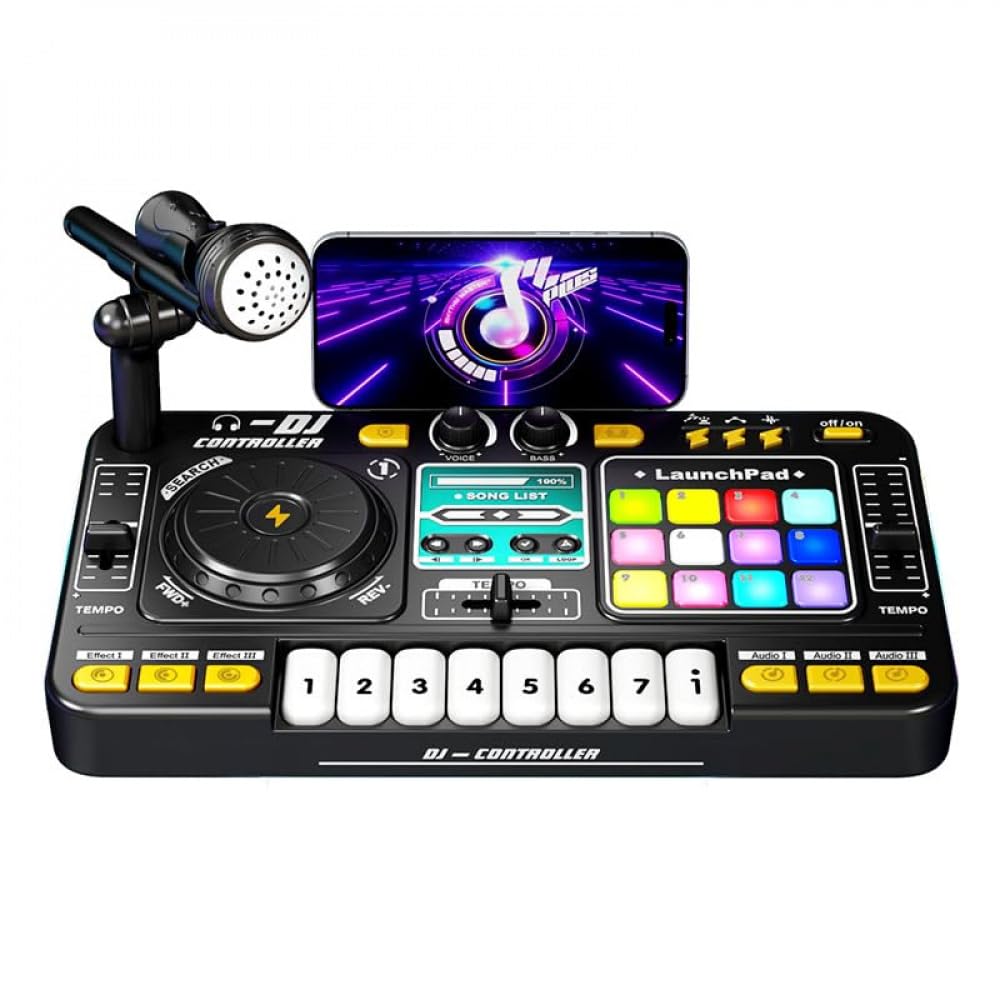 DJターンテーブルとミキサー 超レア品！】樽屋ポータブルDJセット|スケルトンCLEAR 7” slip mats